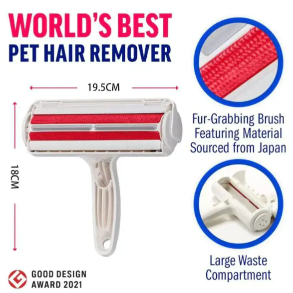 Pet Fur Remover Roller – Anti-Poils Réutilisable