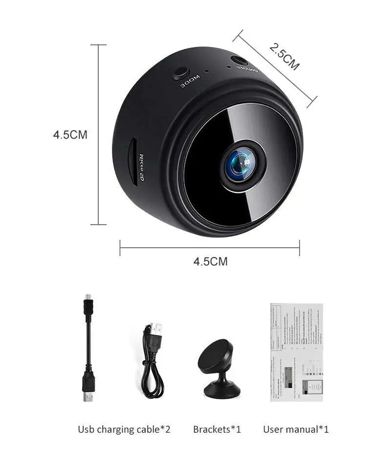 Mini HD Spy Camera 1080p – Ultra Compact Security Recorder