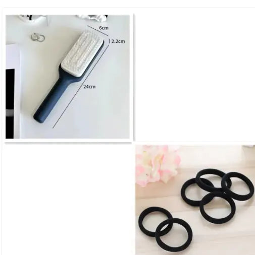 Brosse Auto-Nettoyante 2-en-1 – Anti-Nœuds & Soin Cheveux