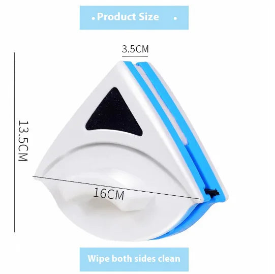 Pro Magnetic Window Cleaner – Double-Sided Anti-Drop Glass Wiper