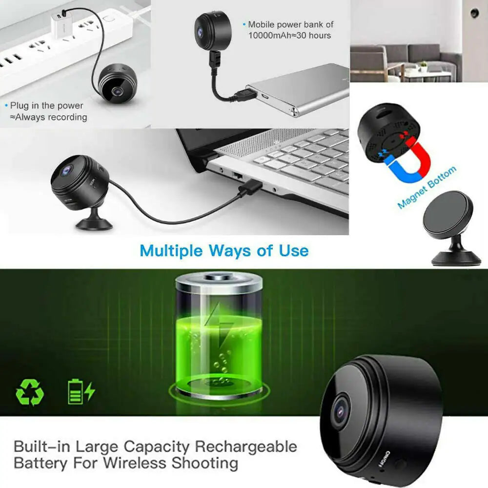 Mini HD Spy Camera 1080p – Ultra Compact Security Recorder